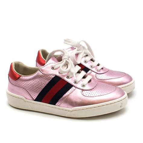 gucci cat sneakers pink|pink gucci sneakers women.